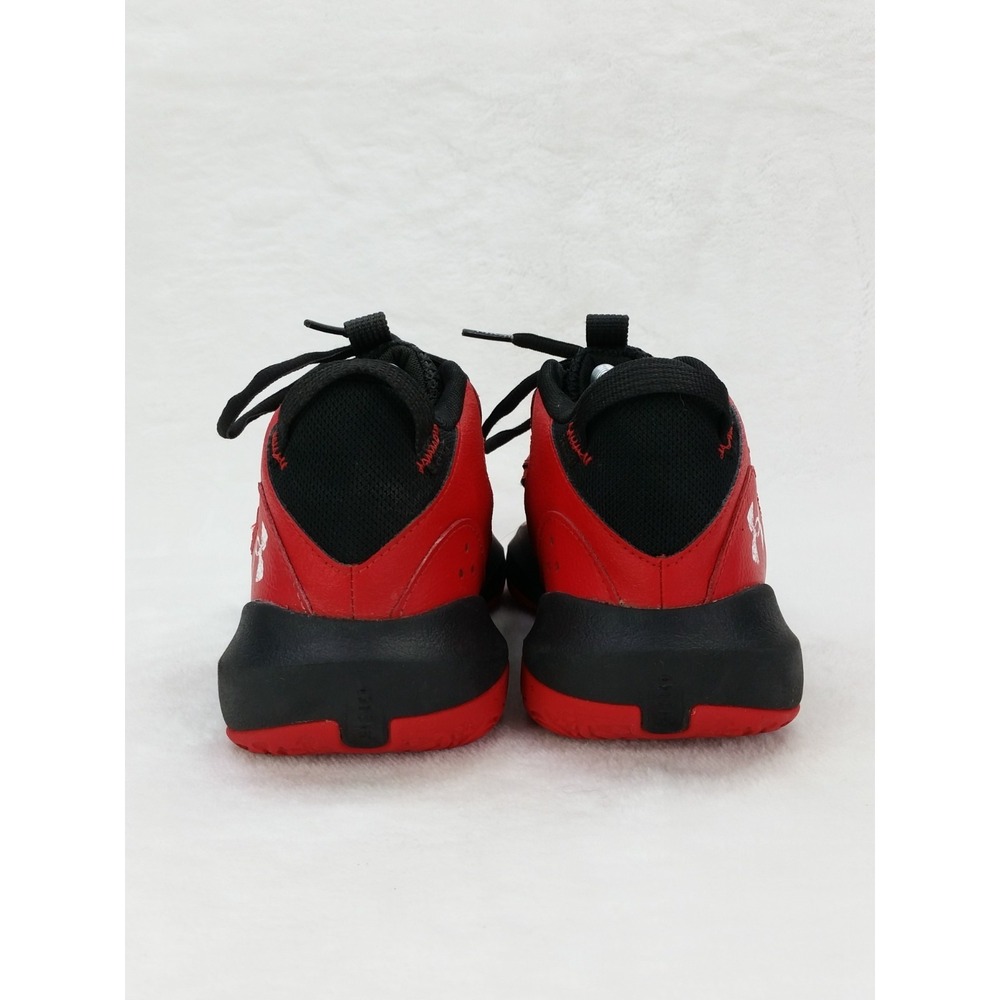 Youth Under Armour Basketball Shoes Red Black Sneakers Art 3025617-600 6.5Y 6.5 - Picture 6 of 13